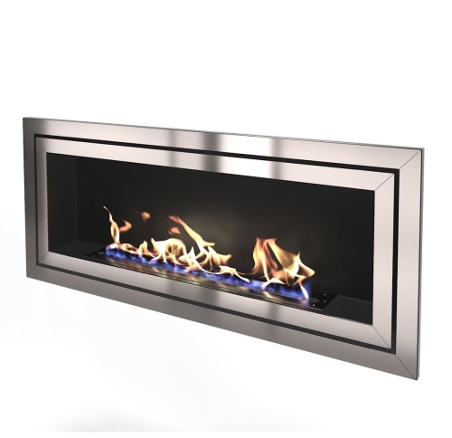 Биокамин "Русский огонь" Стенли 1100V встраиваемый с защитным и декоративным стеклом