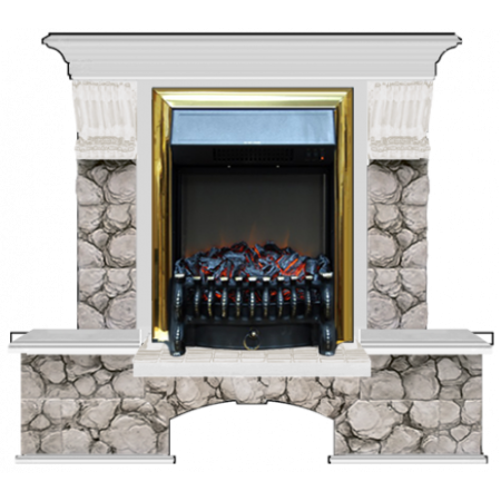 Бостон К Карелия (беленый дуб)+Fobos Brass Бостон К Карелия (беленый дуб)+Fobos Brass