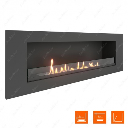 Биокамин SteelHeat LONG 1200 стекло Биокамин SteelHeat LONG 1200 стекло по цене 42 400 руб.