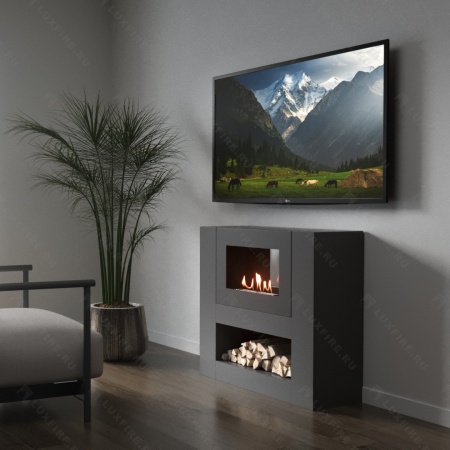 Тумба LUXFIRE с биокамином "Лукоморье" 900 (графит) Тумба LUXFIRE с биокамином "Лукоморье" 900 (графит) по цене 67 633 руб.