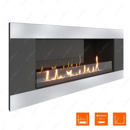 Биокамин SteelHeat LONG-H 900 XL стекло + стемалит Биокамин SteelHeat LONG-H 900 XL стекло + стемалит по цене 40 496 руб.