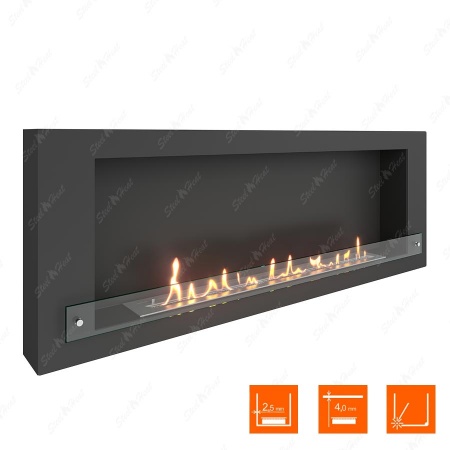 Биокамин SteelHeat WALL 1500 стекло Биокамин SteelHeat WALL 1500 стекло по цене 61 900 руб.