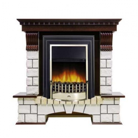 Pierre Luxe белый (темный дуб)+Cheriton Log