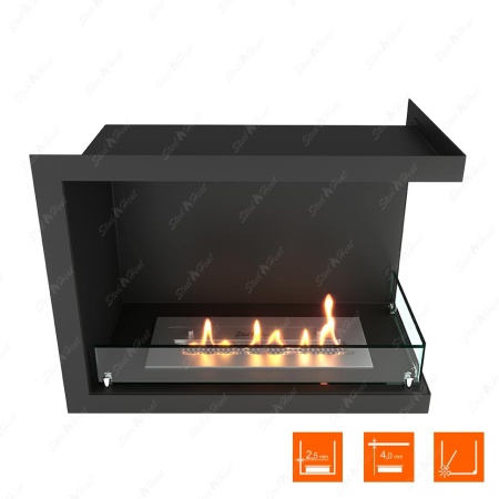 Биокамин угловой SteelHeat Leader 600 правый стекло Биокамин угловой SteelHeat Leader 600 правый стекло по цене 26 548 руб.