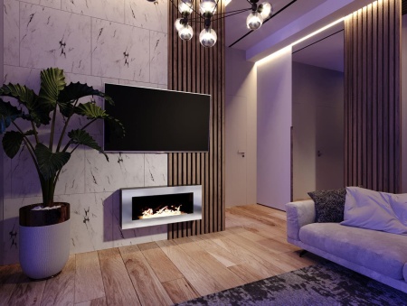 Биокамин "Русский огонь" Хай-тек 900N настенный по цене 32 800 руб.